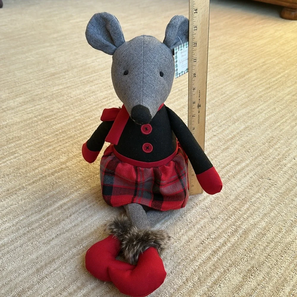 Loving Kindness Plush Mouse Decor Bean Bag Bottom Shelf Sitter 22” tall